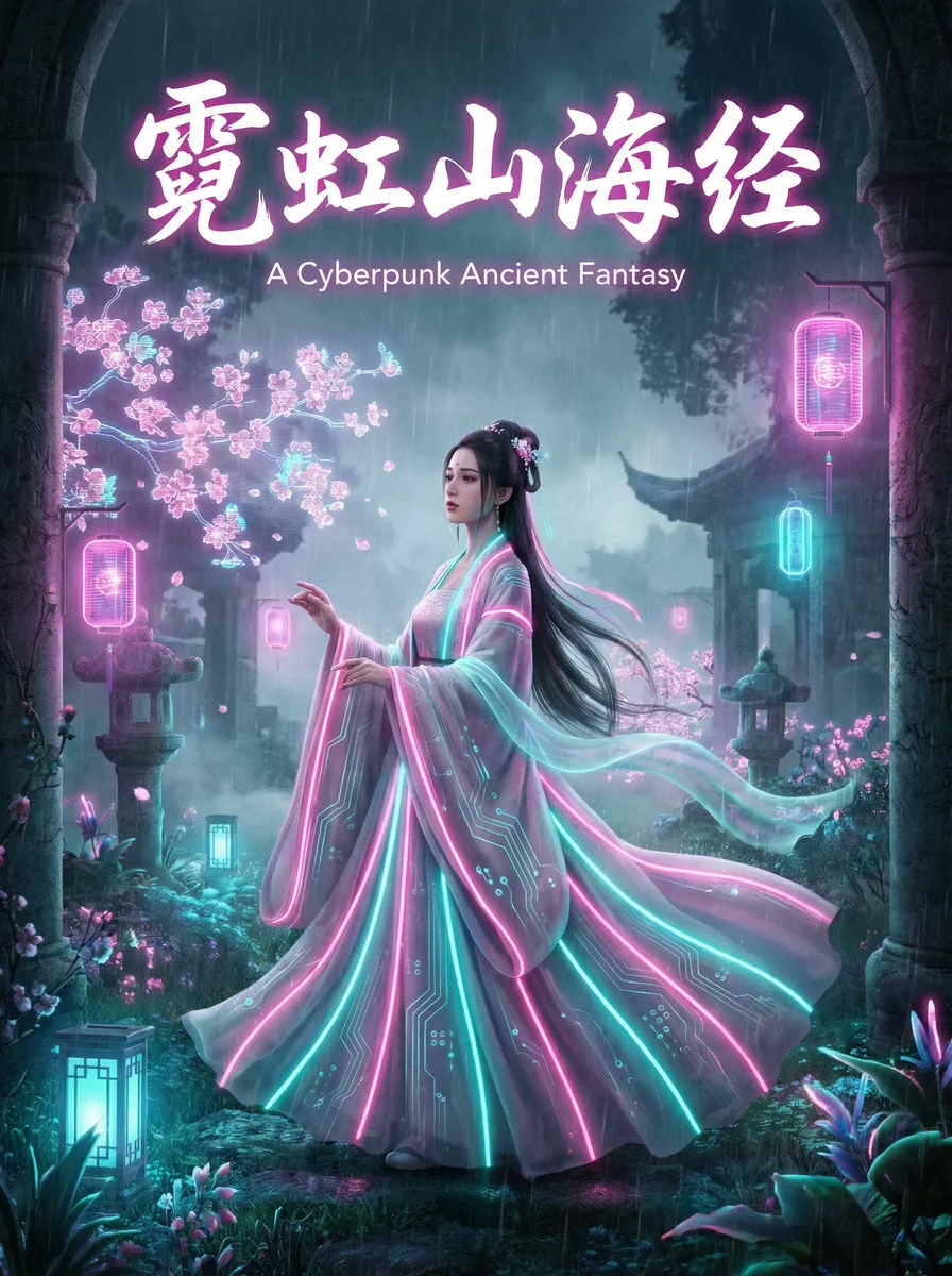 2019四虎手机新地址 古风奇缘短剧 - 霓虹山海经海报